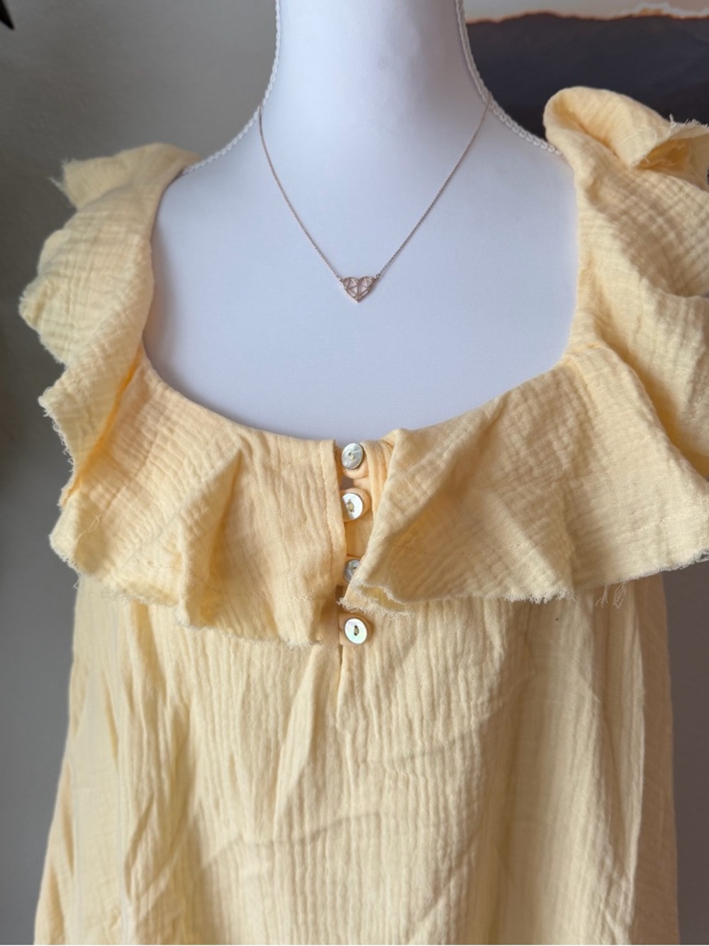 Princess Polly Yellow Ruffle Mini Dress - Picture 2 of 6
